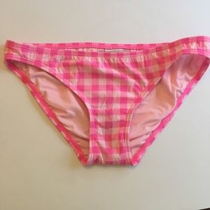 Juicy Couture Gingham Pink Bikini Bottom M